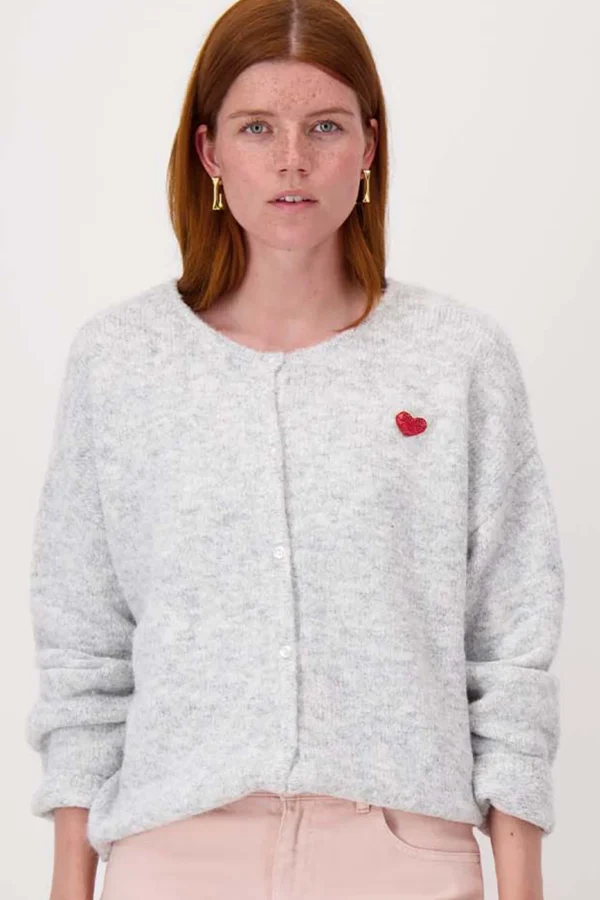 Zusss - basic vestje grijs