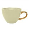 Urban Nature Culture - good morning cup Cappuccino sculpted pale green