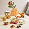 Urban Nature Culture - good morning cup Cappuccino sculpted pale green