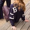 Zusss - Sweater navy bleu