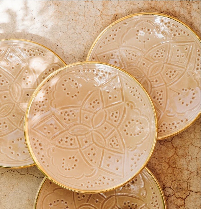 Chabi Chic - gebaks bordje keramiek/gold - Afbeelding 2