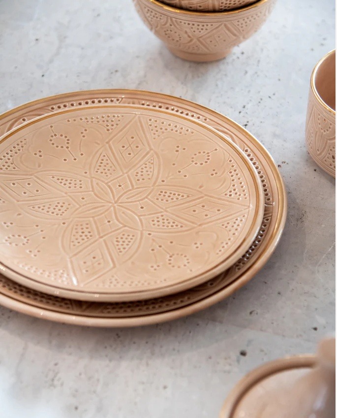 Chabi Chic - gebaks bordje keramiek/gold - Afbeelding 3